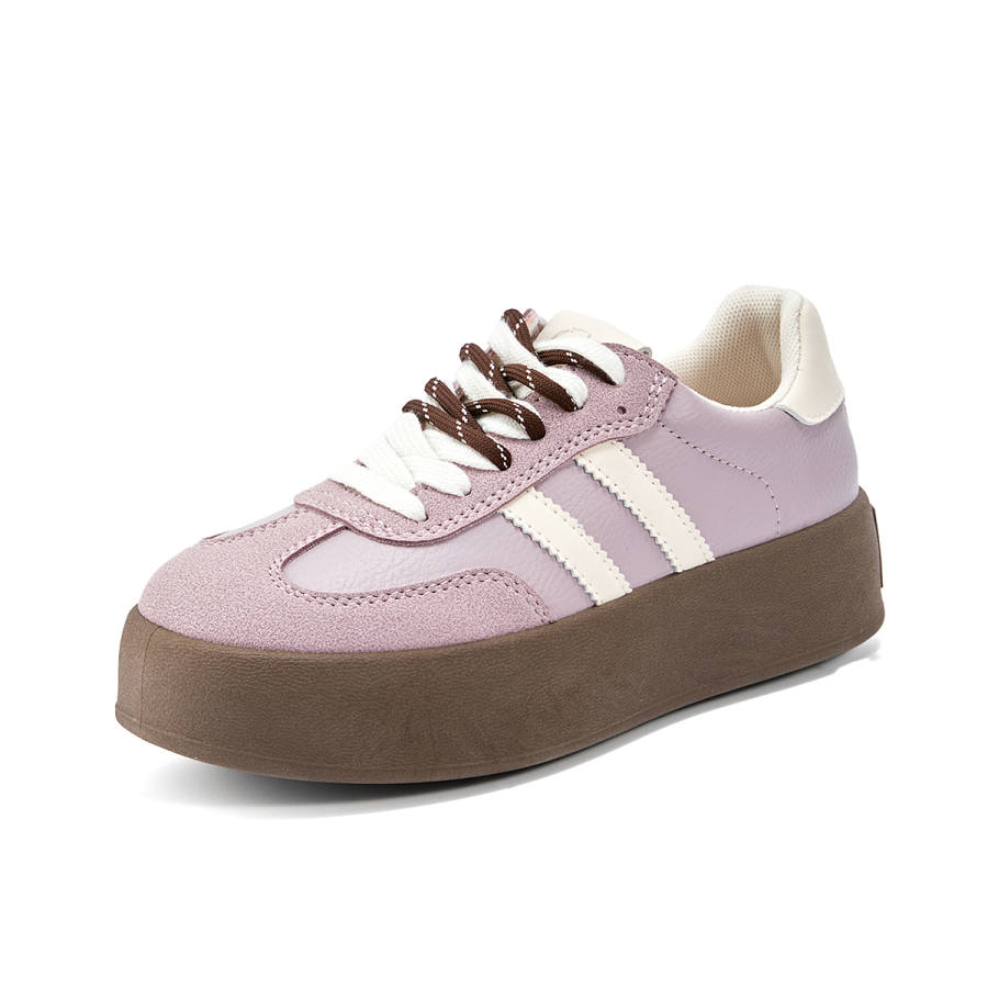 La Chapelle Low Top Skateboard Shoes Women's Purple