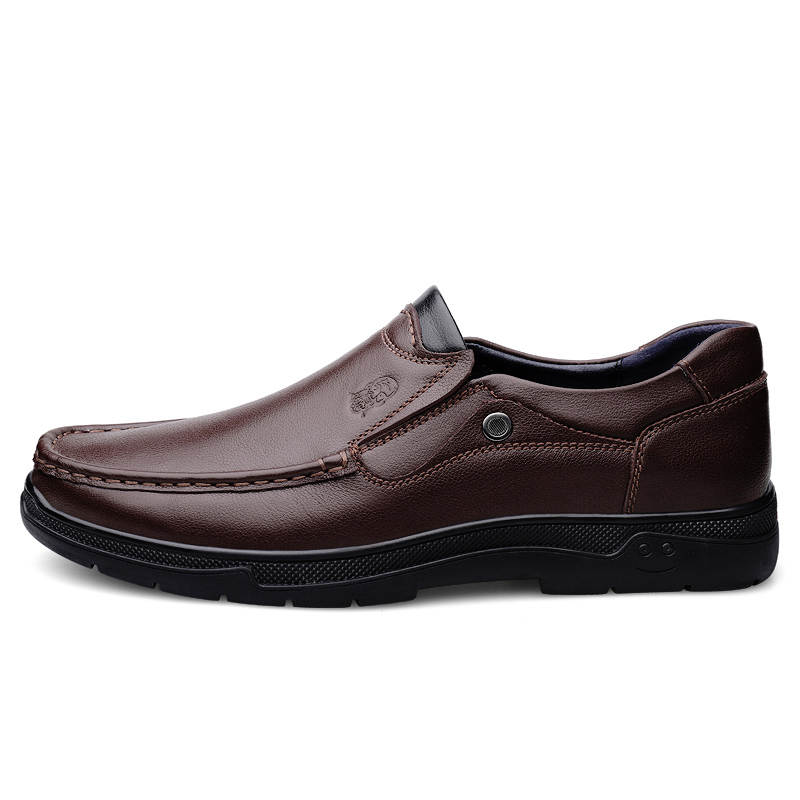 LAORENTOU Top Grain Cow Leather Casual Shoes Men's