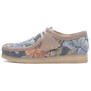 Clarks Originals WALLABEE Casual Shoes Men's Gray Pink
