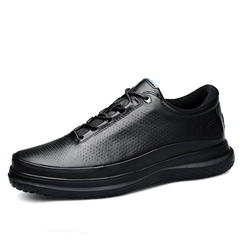 GONGNIULEITING Top Grain Cow Leather Casual Shoes Men's