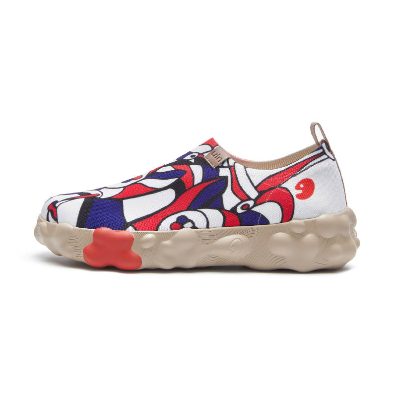 U.IN Painted Travel Shoes Low top Casual Shoes Men's