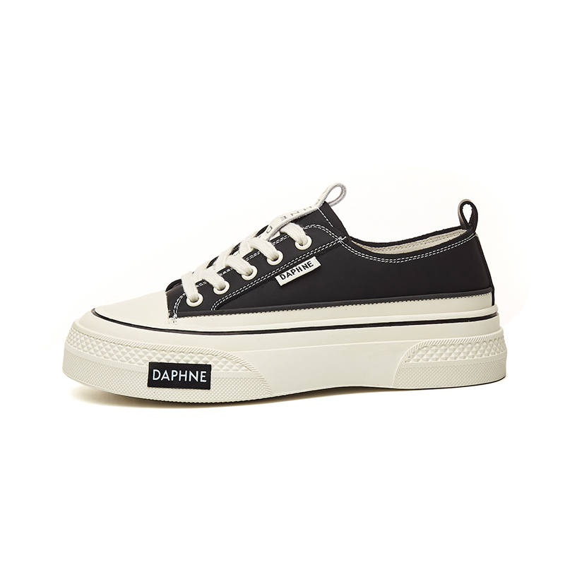 DAPHNE DAPHNE Canvas Low top Skateboard Shoes 4cm Women's