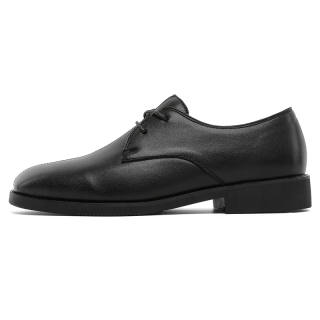 KUNGFUDEER Microfiber Leather Casual Shoes Men's Black