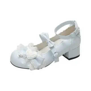 DAWEIJIA Pu Chunky Heel Mary Jane Shoes Women's Gift Box Set