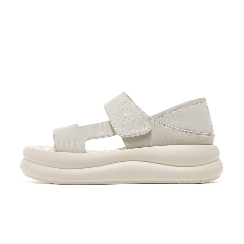 JOSINY Textile, Synthetic Leather One Strap Sandals 5CM Women's