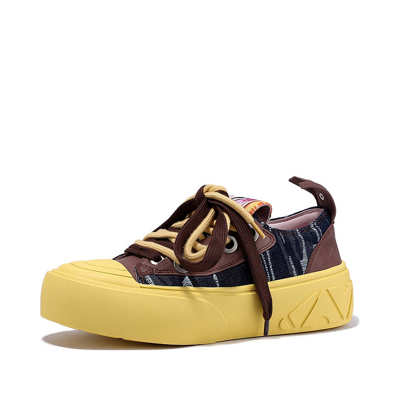 BELLALILY Fabric Low top Skateboard Shoes Women's