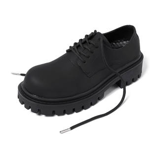 GZZ Dress Shoes Men's Low Top Black
