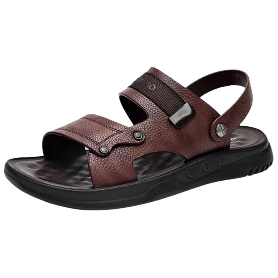 Rich birds Beach Sandals Men's Brown/Khaki