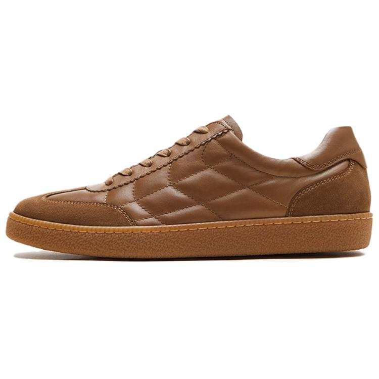 Le Saunda Cow Leather Slip Resistant Slip Resistant Low top Skateboard Shoes Men's