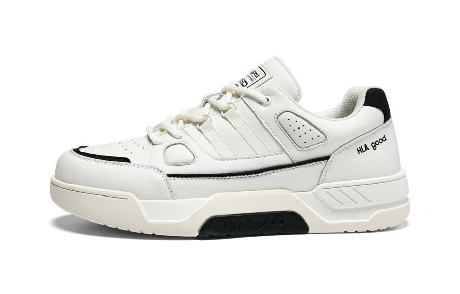 HLA Synthetic Leather Slip Resistant Abrasion Resistant Low top Skateboard Shoes Men's