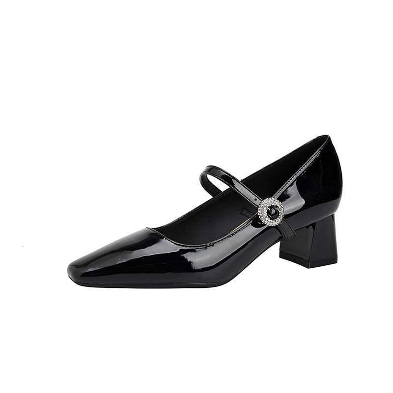 YAFEI XUANYU Patent Leather Mary Jane Shoes Women's