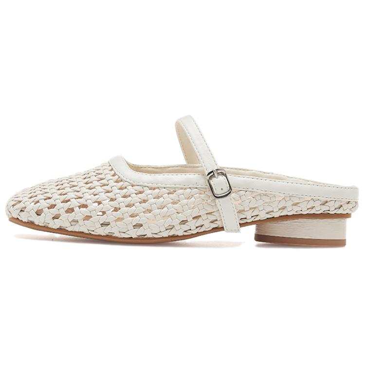 AGSDON Abrasion Resistant Abrasion Resistant Closed Toe Slippers 3cm Women's