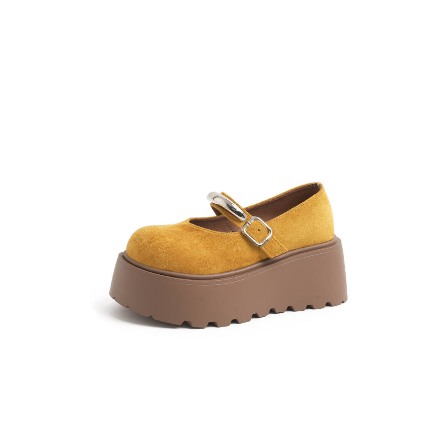 SHUXI Platform Mary Jane Shoes Women's