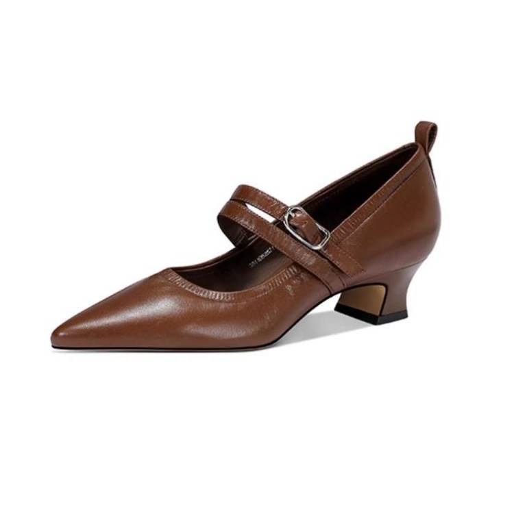JESSICA SOPHIA Sheepskin High Heels Women's