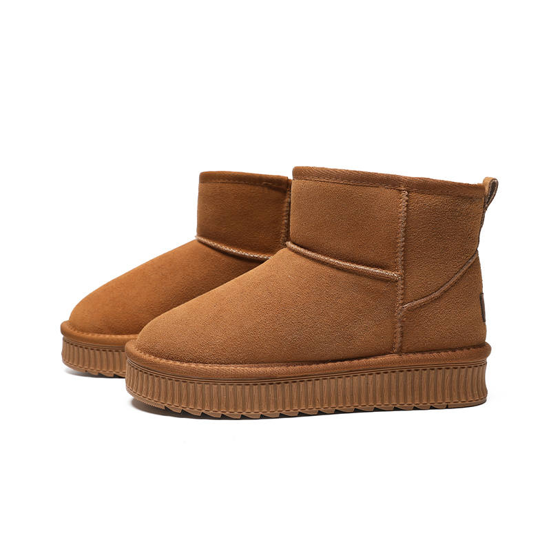 ZHR Cow Split Leather Thermal Abrasion Resistant Slip Resistant Coverage Warm, Wear Resistant, Slip Resistant Coverage