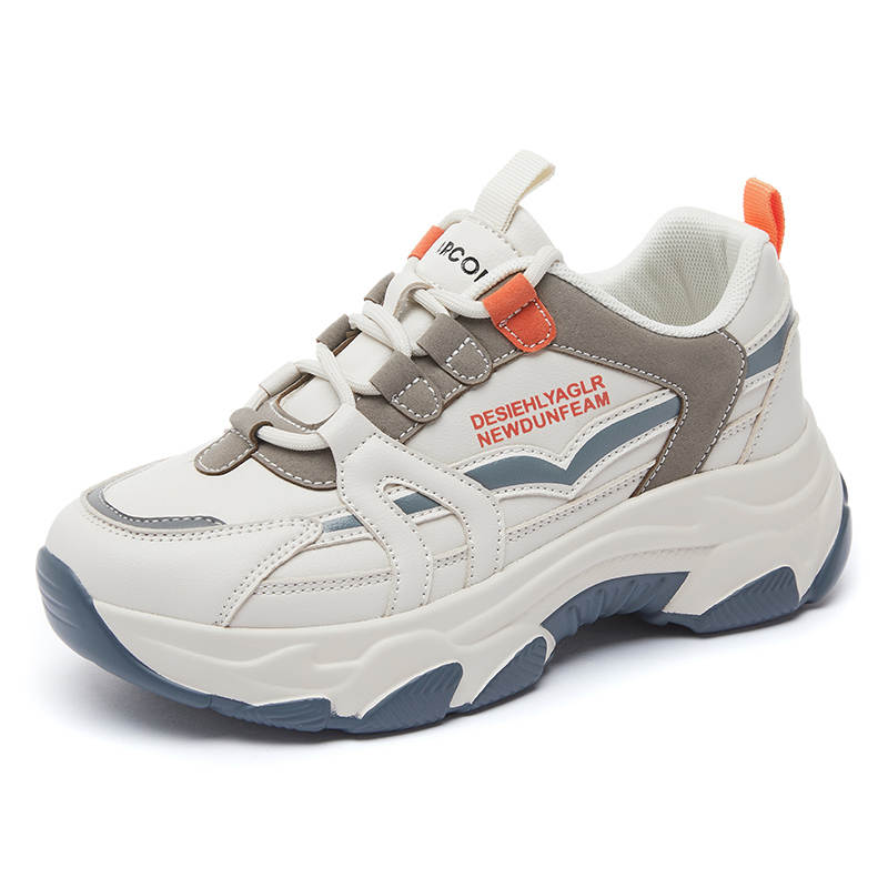 YEARCON Synthetic Leather Low top Chunky Sneakers Women's