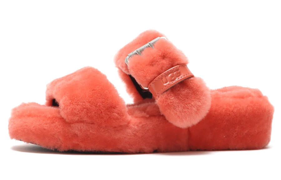 UGG UGG Fuzz Yeah Suede Casual Sandal Women's Pink