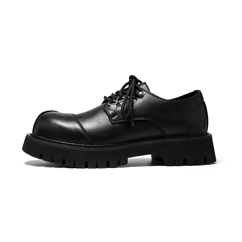 CHILANG CHILANG Microfiber Leather Casual Shoes Men's Black
