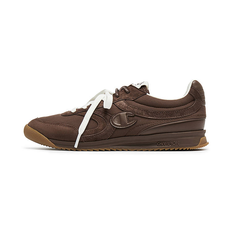 Champion Synthetic Leather, Textile Support Low top Casual Shoes Women's Pinecone Brown/Milk White