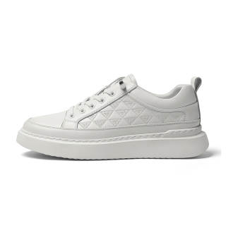 VOLO White Sneakers Breathable Abrasion Resistant Cushioning Height Increasing