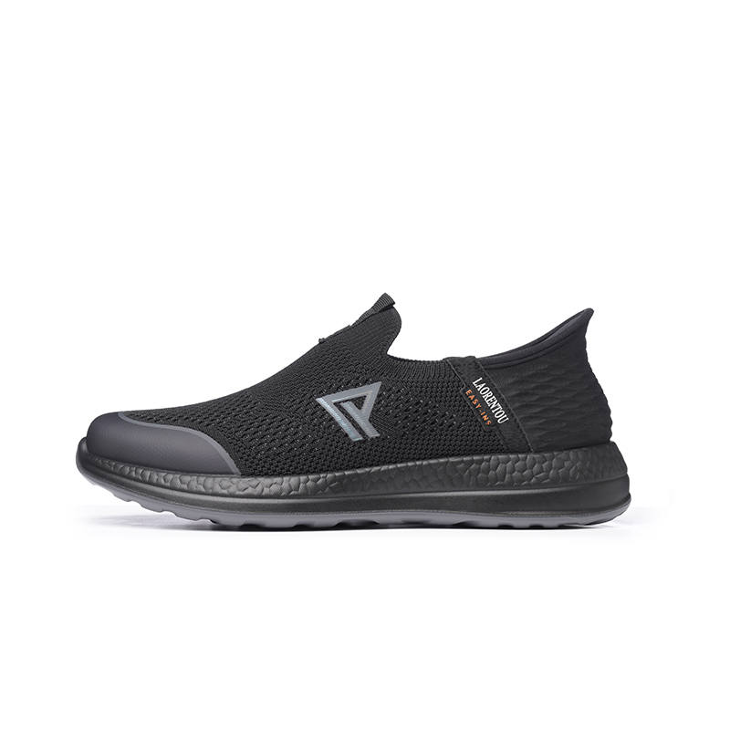 LAORENTOU Walking Shoes Men's Low Top Black