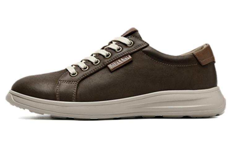MELLEN Cow Leather Abrasion Resistant Low top Casual Shoes Men's