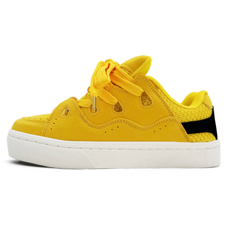 JIAFEIMAOJIAZU Microfiber Leather Low top Skateboard Shoes Unisex