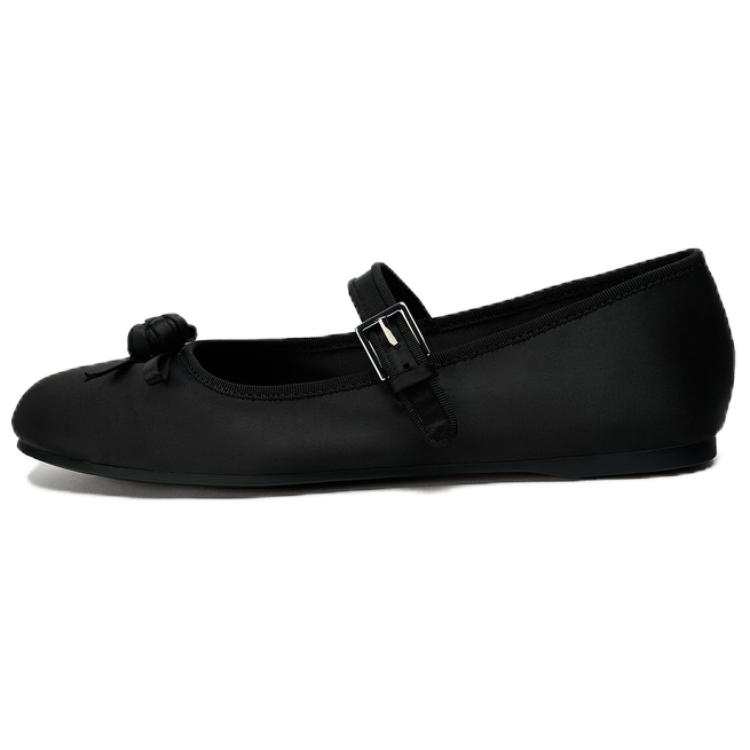 ZARA AO YES x ZARA Polyester Mary Jane Shoes Women's Black