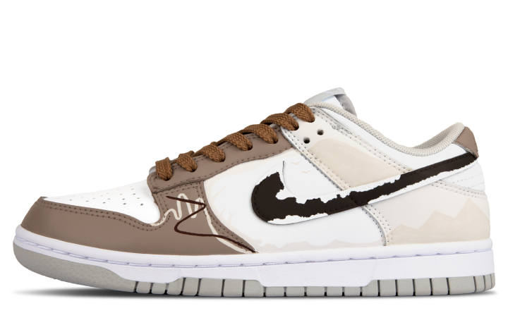 Nike Nike Dunk Classic Coverage Low top Skateboard Shoes Unisex Brown