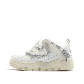 CUCS Low top Skateboard Shoes Unisex White Gray
