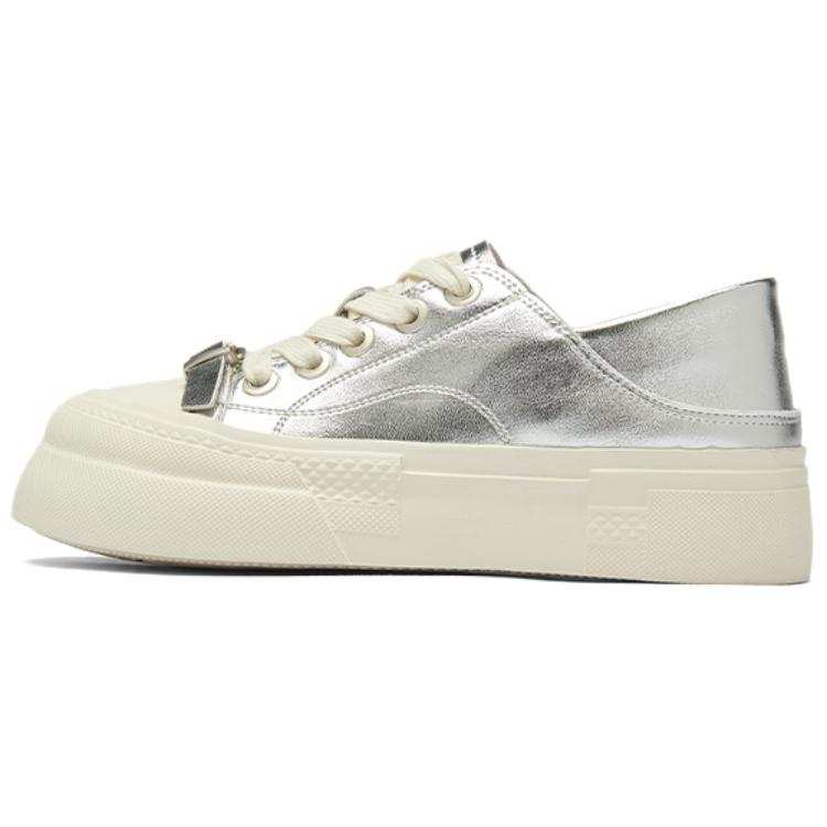 AGSDON Artificial Leather Low top Skateboard Shoes 4cm Women's