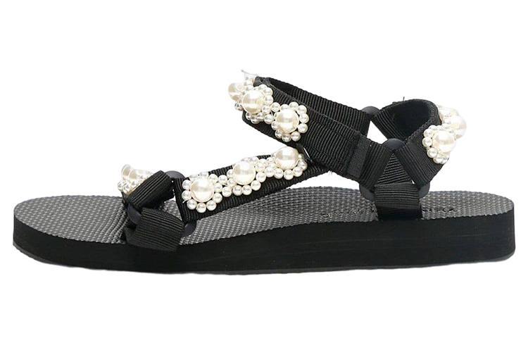Arizona Love Trekky Shell-embellished Sandals