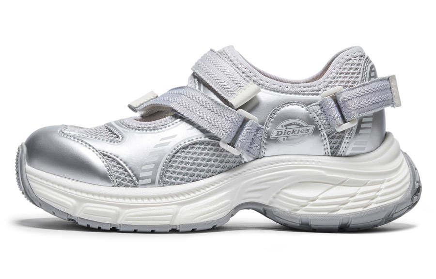 Dickies Chunky Sneakers Women's Gray Silver