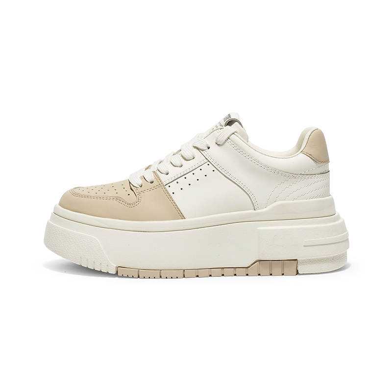 Coup De Foudre Top Grain Cow Leather Stylish Skateboarding Shoes Women's