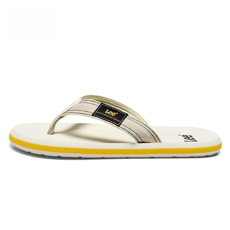 Lee Lee Sunset 2.0 EVA Stitching Slip Resistant Slide Slippers Men's White