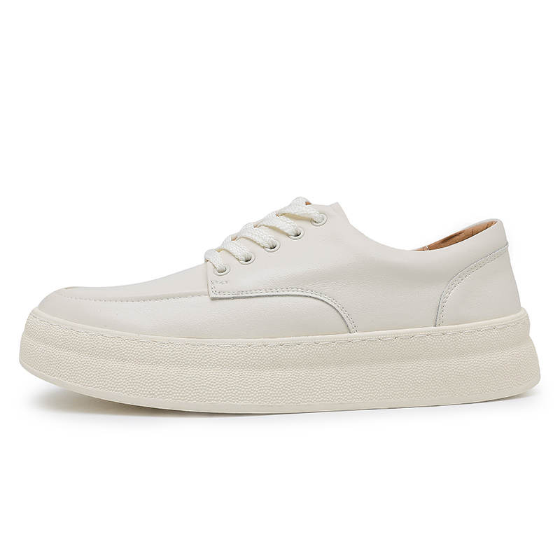 GONGNIUMEILI Low top Skateboard Shoes Men's Beige