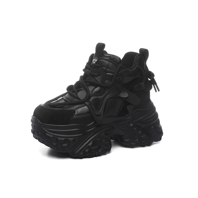 JINSITU Slip Resistant, Abrasion Resistant, Height Increasing Low top Chunky Sneakers Women's