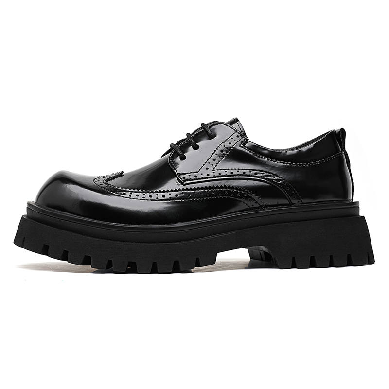 LUOMAIKE LUOMAIKE Microfiber Leather Casual Shoes Men's Black