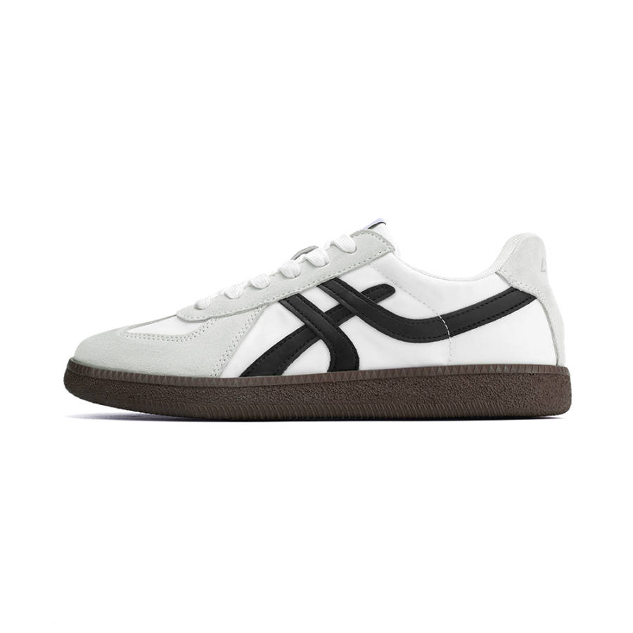 ANBU Slip Resistant, Abrasion Resistant, Breathable Low top German Army Trainers Unisex Mist White