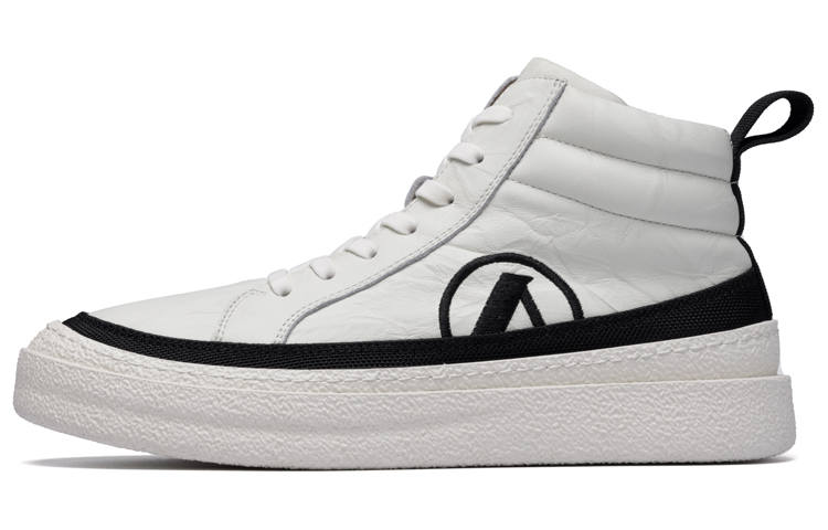 Anthony Miles Skateboard Shoes Men's High Top Ecru