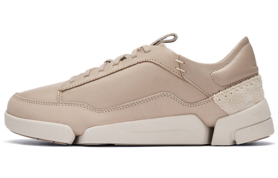 Clarks Cow Leather Low top Casual Shoes Women's Pink