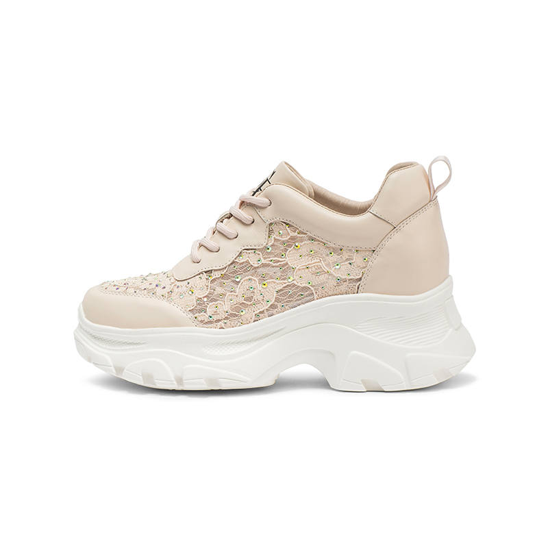 Coup De Foudre Breathable Height Increasing Breathable Height Increasing Low top Chunky Sneakers Women's