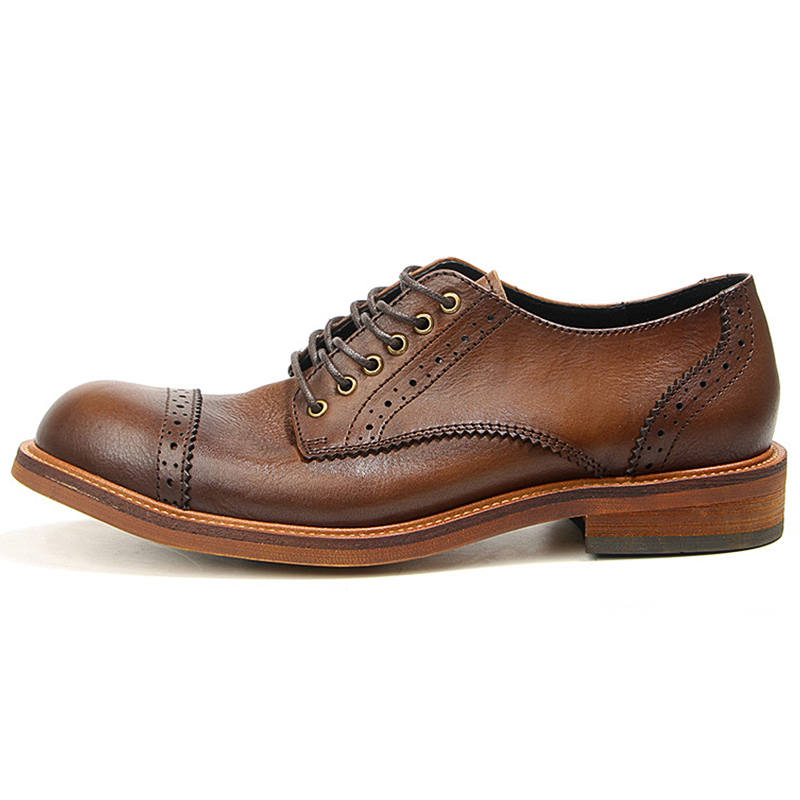 DIENGRLEY Dress Shoes Men's Low Top Brown/Black