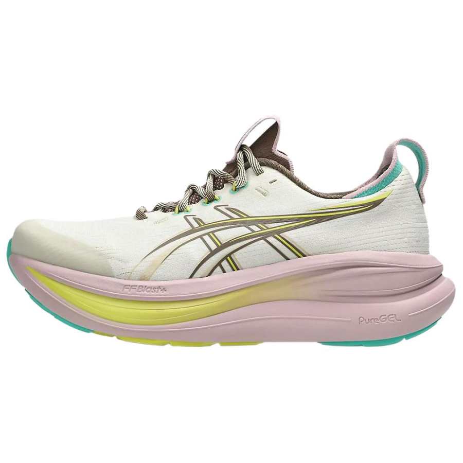 ASICS GEL NIMBUS 28 Casual Running Shoes Women's Beige Pink
