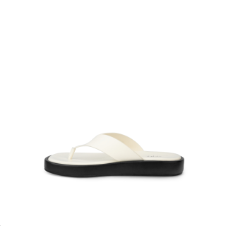 INJOYLIFE Flip Flops Unisex Milk Foam White