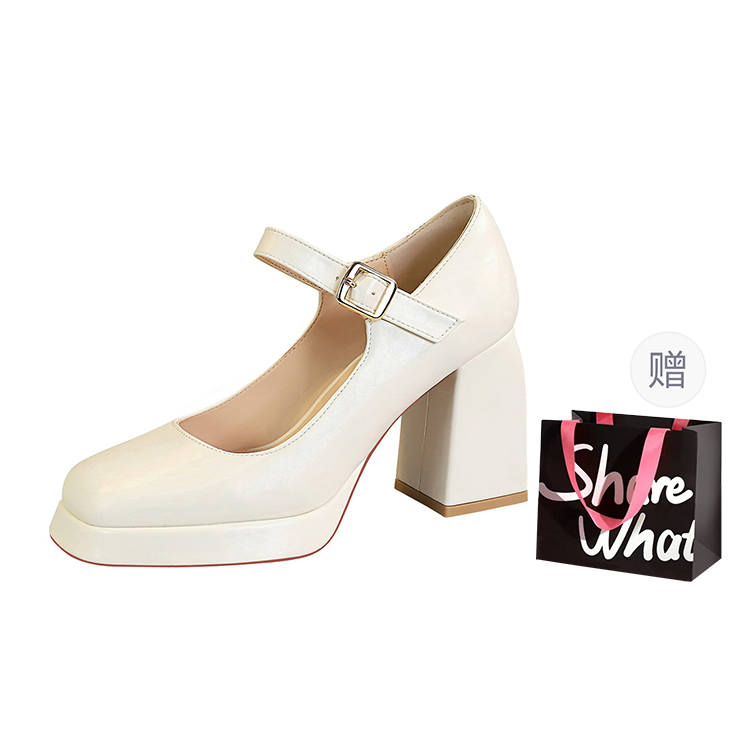 BIGTREE BIGTREE Chunky Heel Mary Jane Shoes Women's
