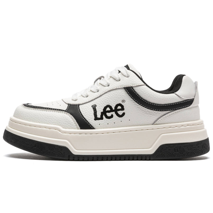 Lee White Sneakers Height Increasing Low top Skateboard Shoes Men's