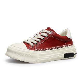 H2 Top Grain Cow Leather Low top Skateboard Shoes Men's