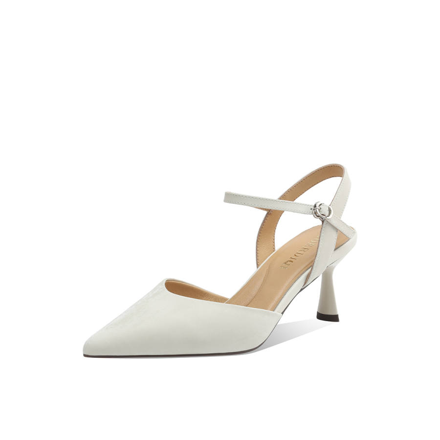 BOERDIQI Top Grain Cow Leather Slim Heel High Heels Women's