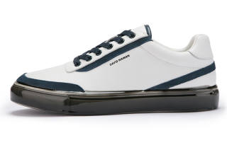DAVID NAMAN Skateboard Shoes Men's Low Top White